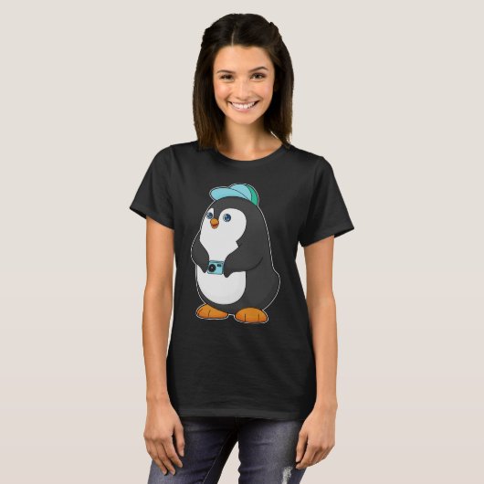 T-shirt Caméra Penguin (Devant entier)