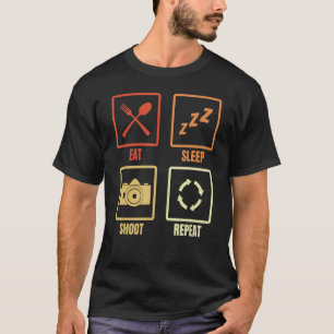 T-shirt Caméra photographe quotidien
