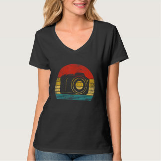 T-shirt Camera Photography  Vintage Retro Photographer Gra