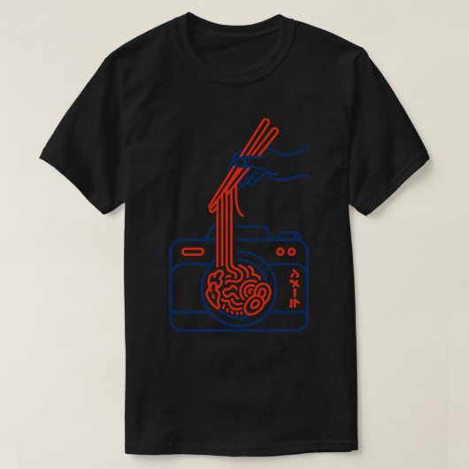 T-shirt Caméra Ramen (Design devant)