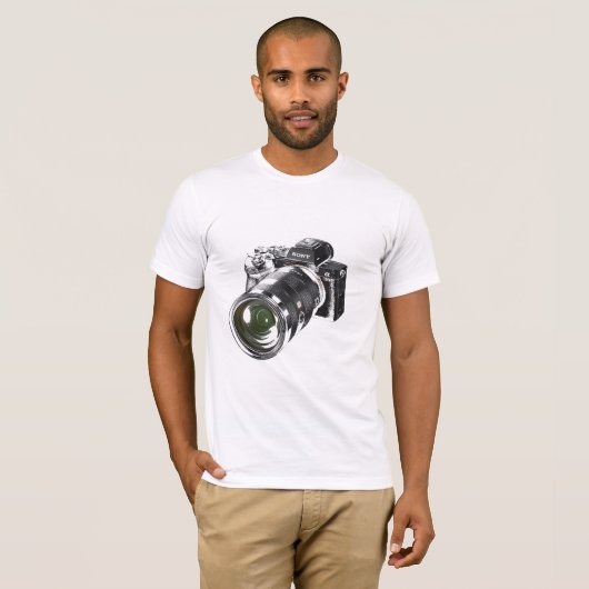T-shirt caméra sony  (Devant entier)