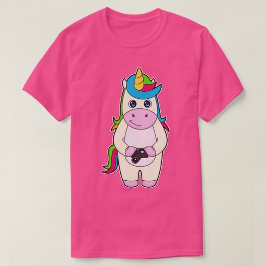 T-shirt Caméra Unicorn (Design devant)