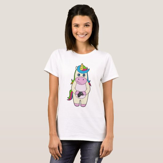 T-shirt Caméra Unicorn (Devant entier)