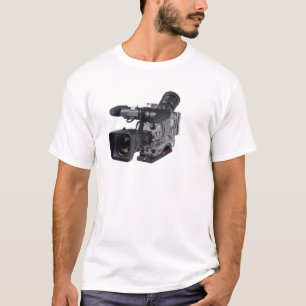 T-shirt caméra vidéo professionnelle