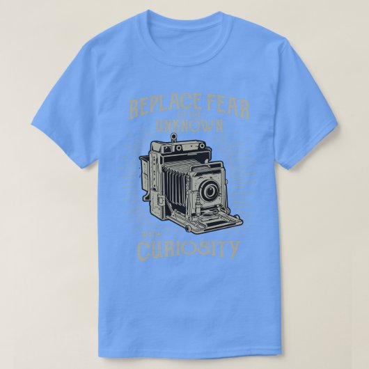 T-shirt Caméra vintage classique (Design devant)