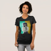 T-shirt Caméra vintage fille - Collage artistique (Devant entier)