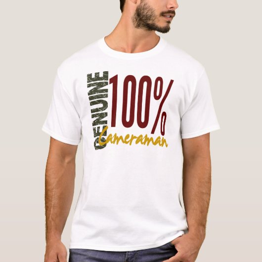 T-shirt Cameraman véritable (Devant)