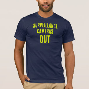 T-shirt Caméras de Surveillance Dehors