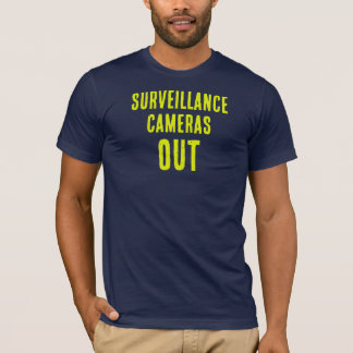 T-shirt Caméras de Surveillance Dehors