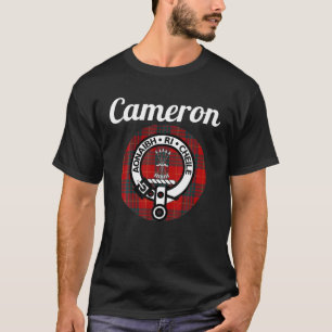 T-shirt Cameron Clan Dénomination Écossaise Armoiries Tart