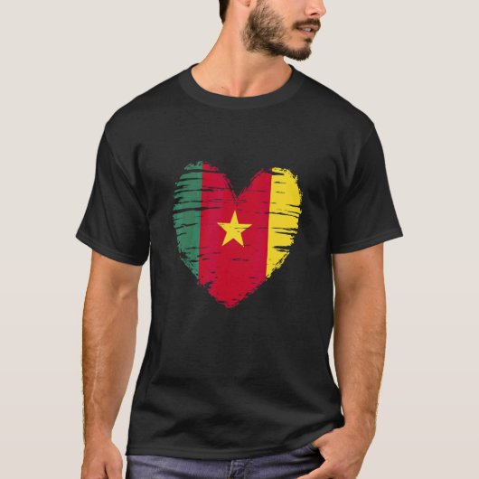 T-shirt Cameron Heart Cameron Drapeau Cameron Pride (Devant)