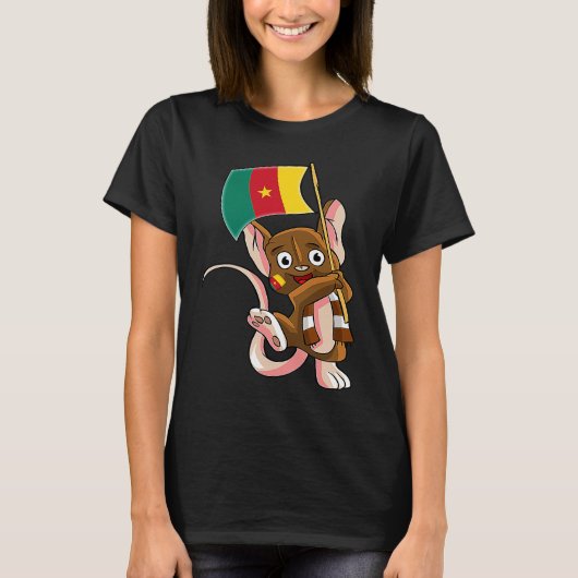 T-shirt Cameroon Fan Mouse (Devant)