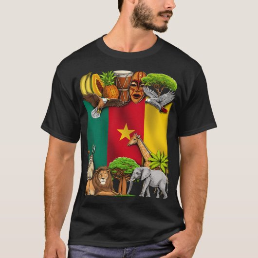 T-shirt Cameroun (Devant)