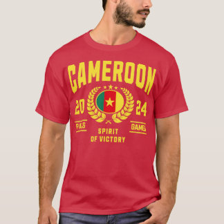 T-shirt Cameroun 2024 Amateur de sports