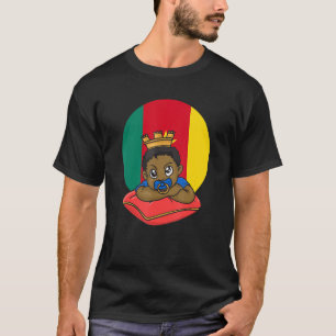 T-shirt Cameroun Afrique Camerounaise Fière Prince Garçon