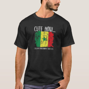 T-shirt Cameroun Drapeau Camerounais Fier Maigre Maintenan