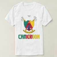 Cameroun Drapeau et blason Patriotique