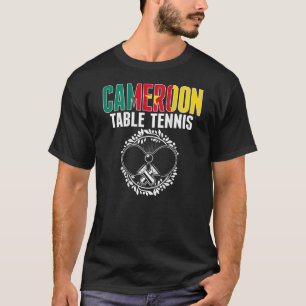 T-shirt Cameroun Ping Pong camerounais Table Tennis Suppo