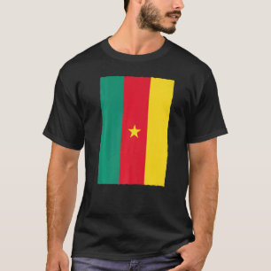 T-shirt Cameroun Retro Vintage drapeau national Cameroun