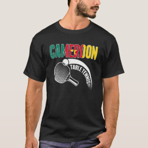 T-shirt Cameroun Tennis de table soutien Ping camerounais