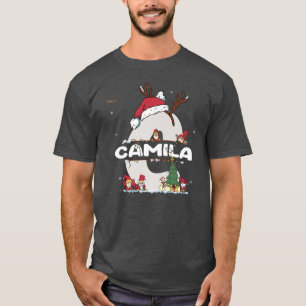 T-shirt Camila Christmasw Camila Nom pour les Noël drôles