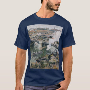 T-shirt Camille Pissarro Pont Boieldieu à Rouen Peinture