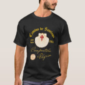 T-shirt Camino De Santiago Anno Domini 2023 Scallop Shell (Devant)