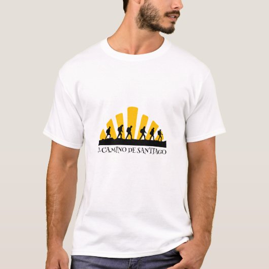 T-shirt Camino de Santiago Le chemin de saint Jacques 0041 (Devant)
