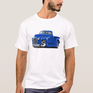 T-shirt Camion 1950-52 de bleu de Chevy