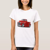 T-shirt Camion 1950-52 de rouge de Chevy (Devant)