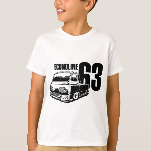 T-shirt Camion 1963 d'Econoline (Devant)