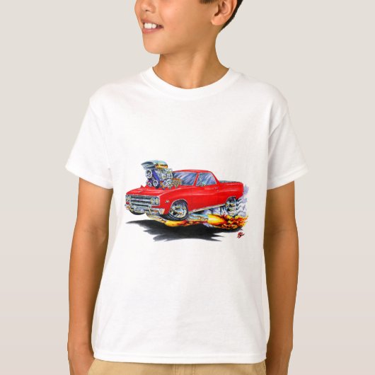 T-shirt Camion 1964-65 de rouge d'EL Camino (Devant)