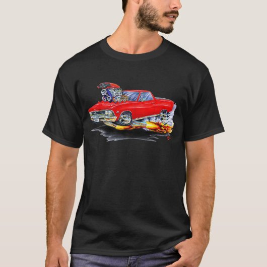 T-shirt Camion 1966 de rouge d'EL Camino (Devant)