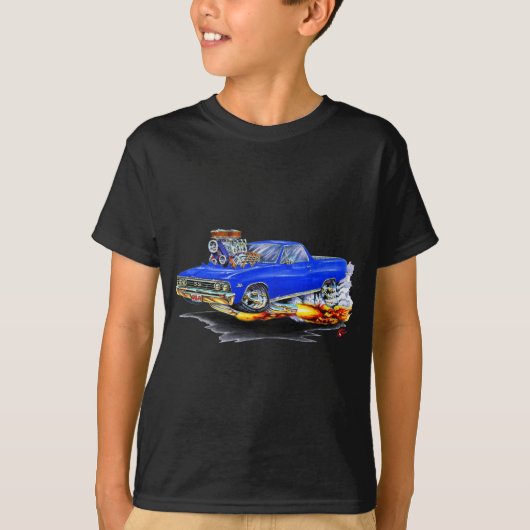T-shirt Camion 1967 de bleu d'EL Camino (Devant)