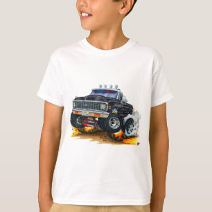 T-shirt Camion 1970-72 noir de Chevy CK1500