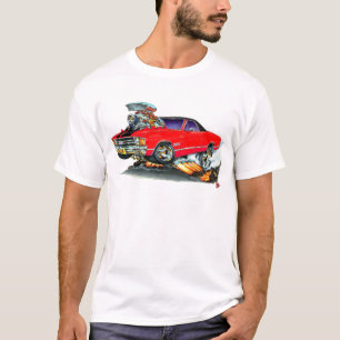 T-shirt Camion 1971-72 Rouge-Noir d'EL Camino solides