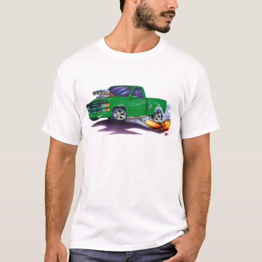 T-shirt Camion 1988-98 vert de Silverado (Devant)