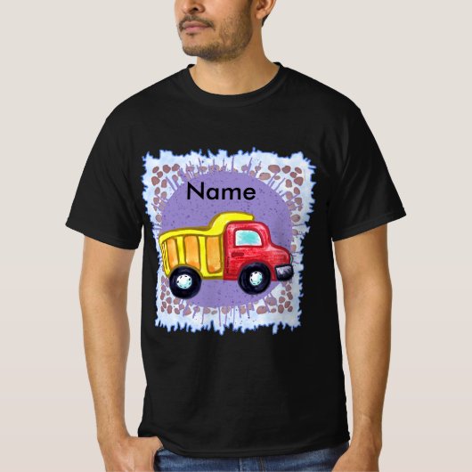 T-shirt Camion à benne classique (Devant)