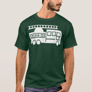 T-shirt Camion à échelle d'incendie