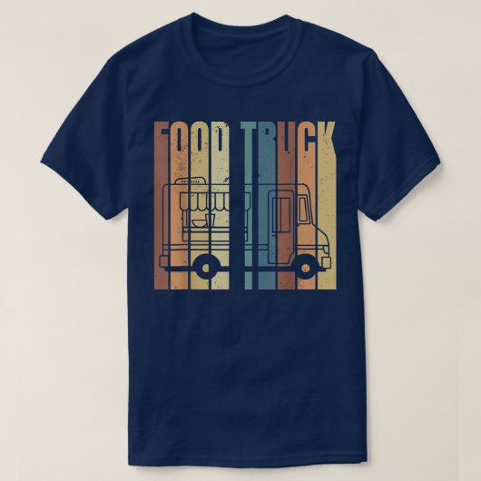 T-shirt Camion alimentaire vintage 3124 (Design devant)