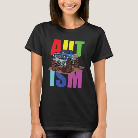 T-shirt Camion Autism Mega (Devant)