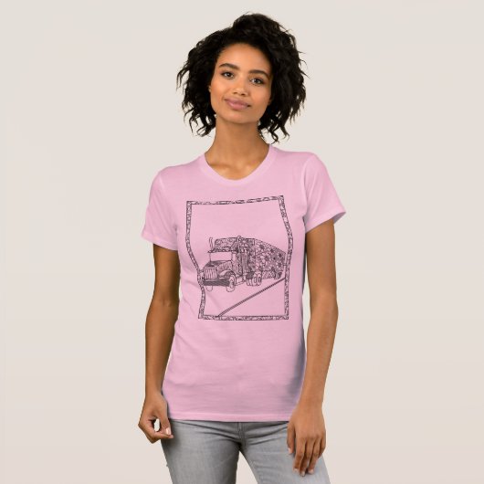 T-shirt Camion Big Rig (Devant entier)