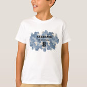 T-shirt Camion bleu militaire | Anniversaire de l'armée (Devant)