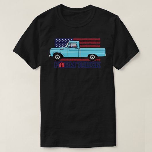 T-shirt Camion Blue Farm (Design devant)