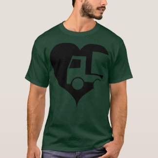 T-shirt Camion camion conducteur cadeau coeur