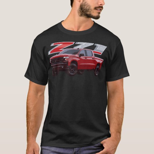 T-shirt Camion Chevys Silverado Z71 4X4 (Devant)