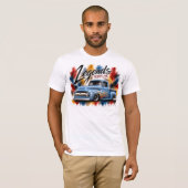 T-Shirt Camion Classique Aquarelle (Devant entier)