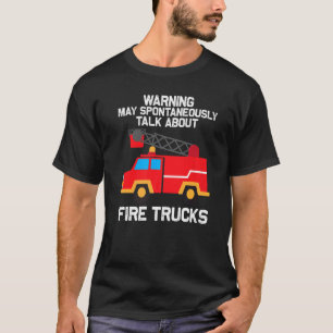 T-shirt Camion cool-Feu Pour Hommes Femmes Camion-Feu Pour