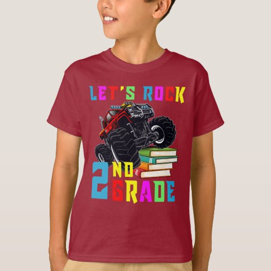 T-shirt Camion Cool ROCK 2nd GRADE (Devant)