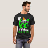 T-shirt Camion Crème Glace Drôle Trop De Crème Glace (Devant entier)